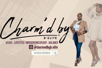 make a youtube intro, outro, banner and watermark