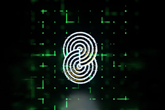 create modern glitch logo animation reveal 2020