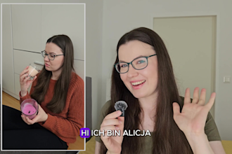 create a german ugc video for instagram, tiktok