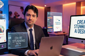 create ai product ads, posters and social media designs