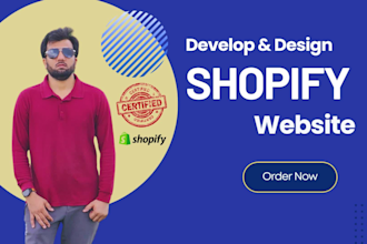 design shopify store or custom shopify website design