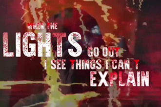 make an animated metal lyrics video