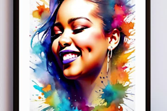 draw custom digital portrait art from your photos