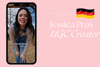 create professional ugc video in german, deutsch