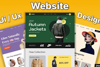 create website ui ux design for your ecommerece business