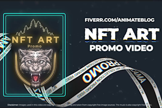 nft art collection intro promo video