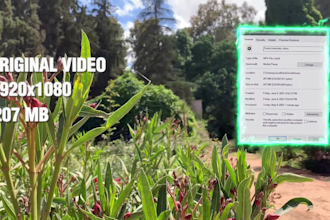 compress your video files size without any loss in quality