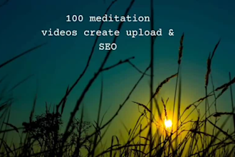 create meditation videos for youtube channel monetization