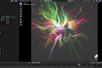do non destructive 3d models and animations using blender geo nodes