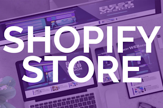 create print on demand shopify store or dropshipping shopify website