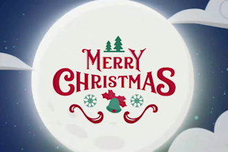 create a christmas lyric video for your song