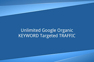 drive keyword targeting organic traffic, google visitors