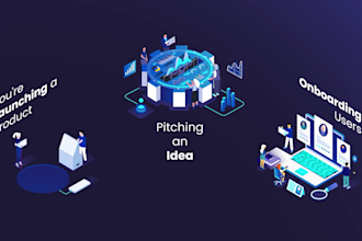 create a custom isometric explainer video that wins