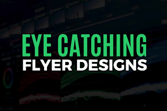 design attractive flyer, poster, leaflet within 2 hours