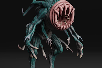 create stylized character ready for game production