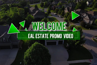 create real estate promo videos for you