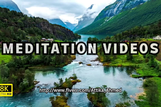 create HD nature meditation music videos