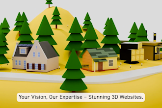 create interactive 3d website or app with three js r3f