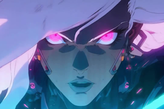 japanese anime animation video, traditional frame by frame fighting music video