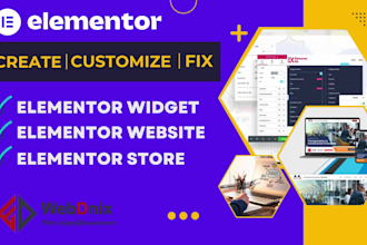 build elementor widget, convert figma to elementor website