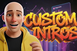 animate a  custom intro that boosts your retention