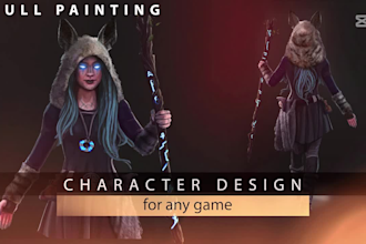 draw original characters for your video game