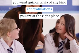 create trivia questions on any topic