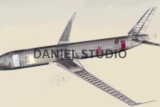 create 3d industrial aviation animation and aerospace system explainer video
