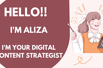 be your digital, content strategist and, social media consultant