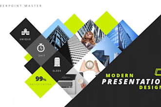 design 3d isometric, animated powerpoint presentation