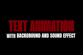do titles or text animation and lower thirds