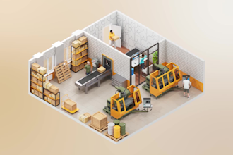 design high quality isometric animation and animated explainer video
