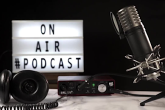 create podcast promo, trailer, intro, or outro video