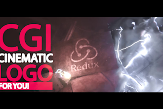 create a high end 3d cinematic logo intro with cgi and sound