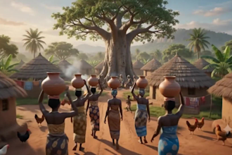 create cinematic ai african folktales storytelling videos for youtube