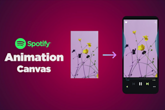 animate your spotify canvas, album cover, motion graphics