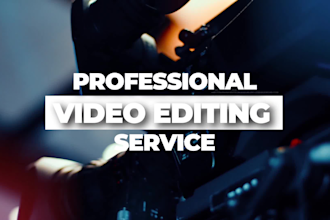 do professional video and vlog editing