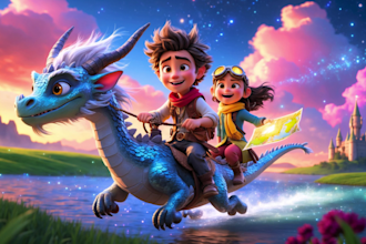 design vibrantly colorful children book illustrations using midjourney ai