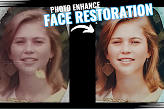 enhance, unblur, restore, sharpen, upscale photos
