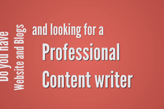 do SEO optimized content writing and article rewriting