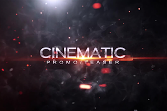 create epic cinematic video intro movie trailer