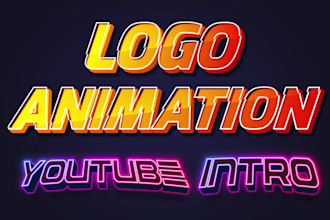 do unique logo animation, youtube intro, outro, opener video