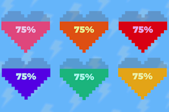 create a custom pixel style loading animation