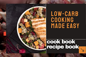 write recipes for cookbook, recipe book, ebook, food blog and recipes