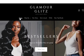 hair extension store, wix hair extension store, hair extension website
