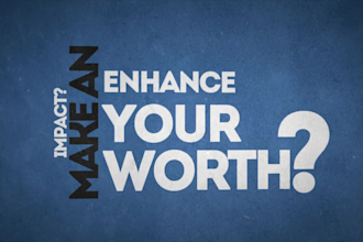 do kinetic typography text animation video