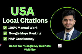 do high authority USA local citations with nap consistency