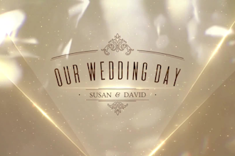 create amazing wedding or love photo slideshow video