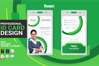 id card design for staff, corporate, students