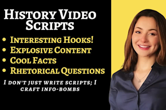 write engaging history scripts for youtube videos